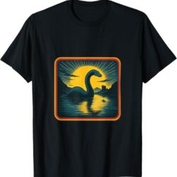 Majestic Nessie Loch Ness Monster 80s Retro Vibes T-Shirt