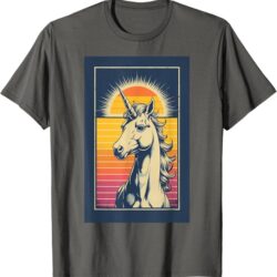 Wee Scottish Majestic Celtic Unicorn - 80s Retro Vibes T-Shirt